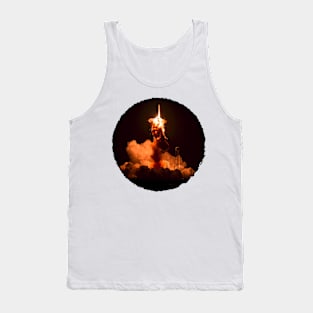 Rocket Scribble Circle Frame Tank Top